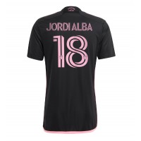 Camiseta Inter Miami Jordi Alba #18 Segunda Equipación Replica 2024-25 mangas cortas